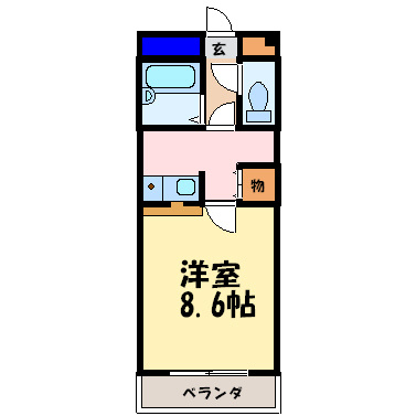 カルムハイツの間取り