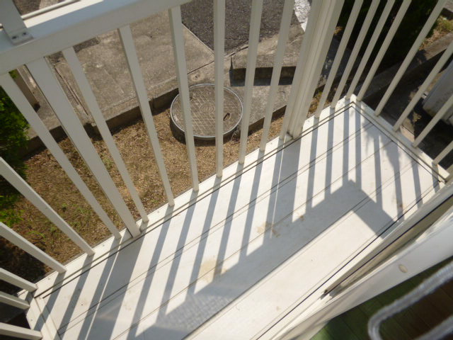 小山エビスコーポのバルコニー