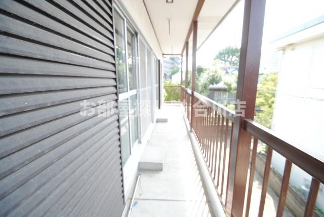 久留米市野中町の一戸建てのバルコニー