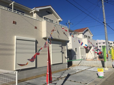 【外観】 | 久喜市菖蒲町菖蒲　南欧風新築分譲住宅全3棟