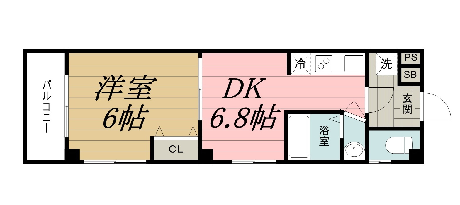 DAIYA RESIDENCE CHIBA（ダイヤレジデンスチバ）の間取り