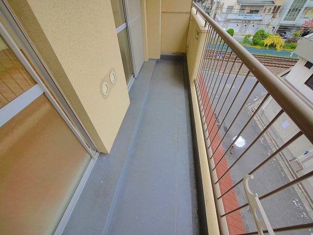 アルファコートのバルコニー