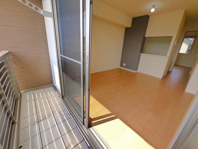 シャーメゾン石上のバルコニー|広々としたバルコニーです