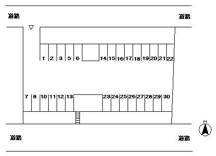 【区画図】 | 兜台南駐車場