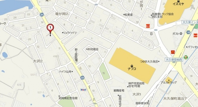 セジュールⅡの地図