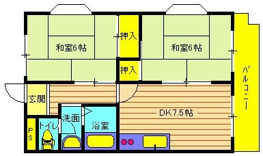 アビタシオン中崎の間取り