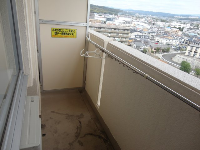 マンション望　伊川谷のバルコニー