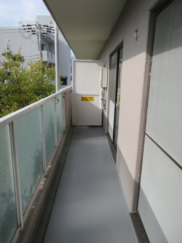 アメニティゆうのバルコニー