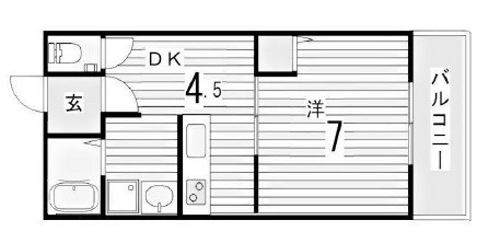 マンション東二見の間取り