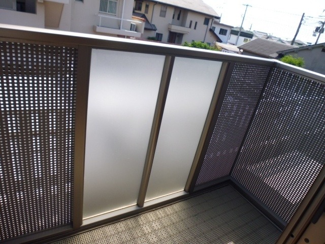 ユマリアコートのバルコニー