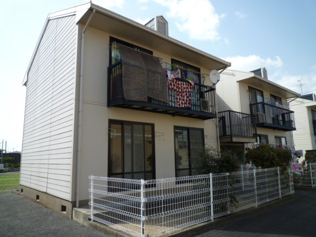 倉敷市川入のアパートの外観