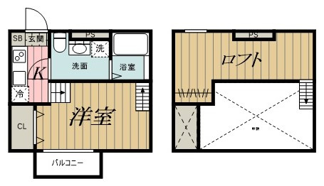 アンビエンテ千葉EAST館の間取り