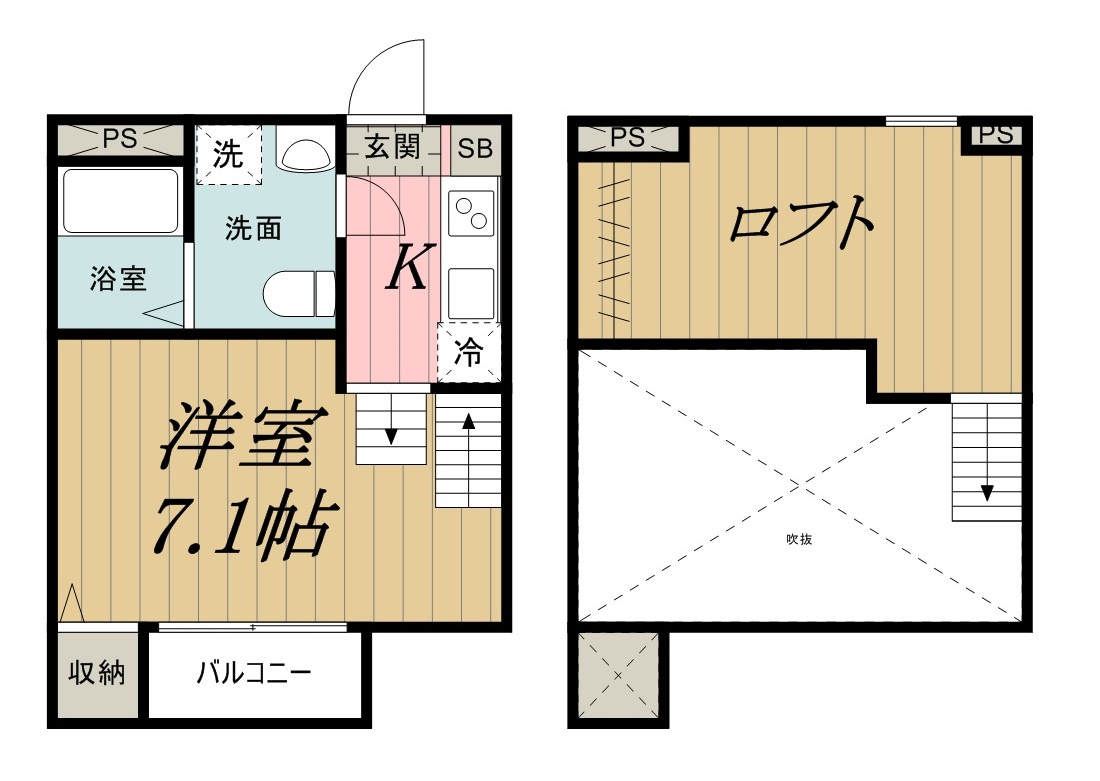 アンビエンテ千葉EAST館の間取り