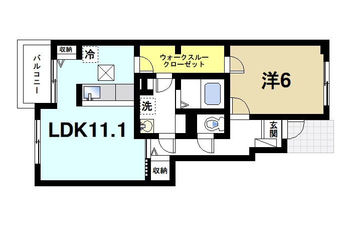 ラ・レコルトBの間取り