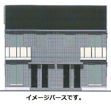 倉敷市川入のアパートの外観