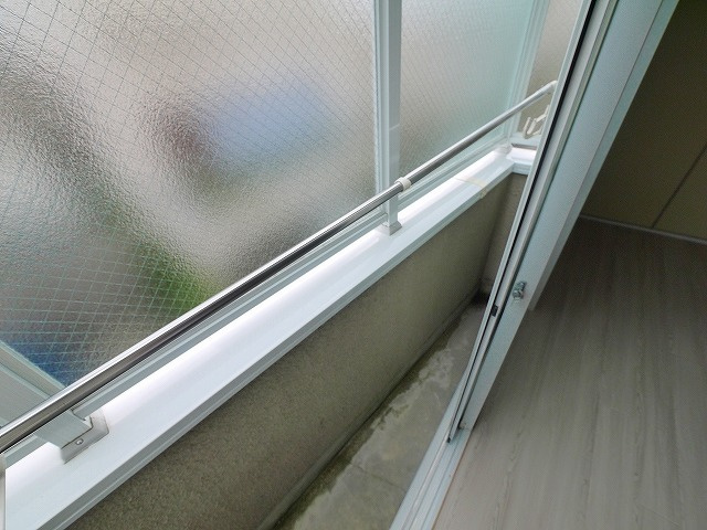 シティパレス西大寺P-7のバルコニー|陽当たり良好なバルコニーです