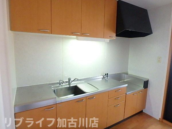 加古川市尾上町旭２丁目のテラスのキッチン