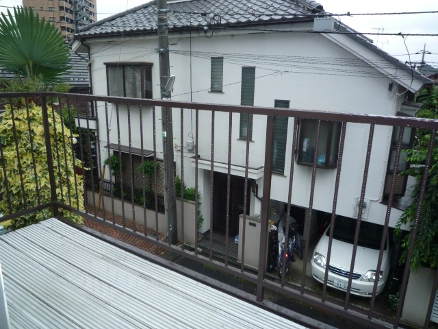 石塚邸のバルコニー