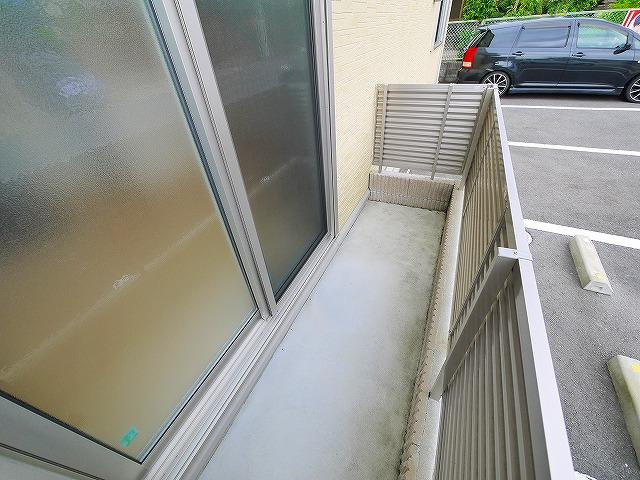 D-room若葉台のバルコニー|落ち着いた時間を過ごせるバルコニーです