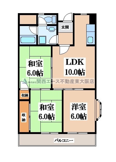 【間取り】 | ハピネス39