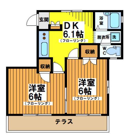 【間取り】 | サニーコーポ笹塚