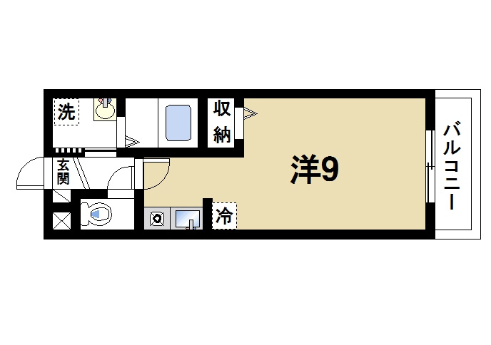 ブランドール佐保川の間取り