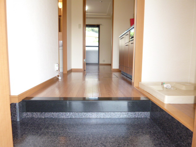 グリーンヒルズⅡの玄関