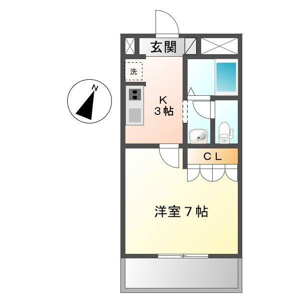 グリーンヒルズⅡの間取り