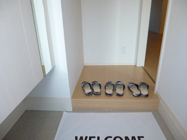 フォーチューン真壁Cの玄関