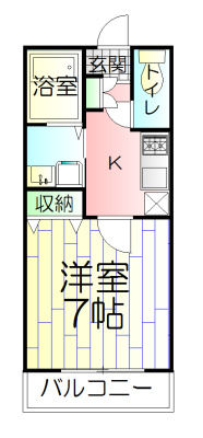 メゾンボヌールの間取り