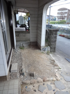 【その他共用部分】 | 玄関前にバイクや自転車が置けます！