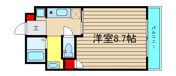 グランド恵美須の間取り