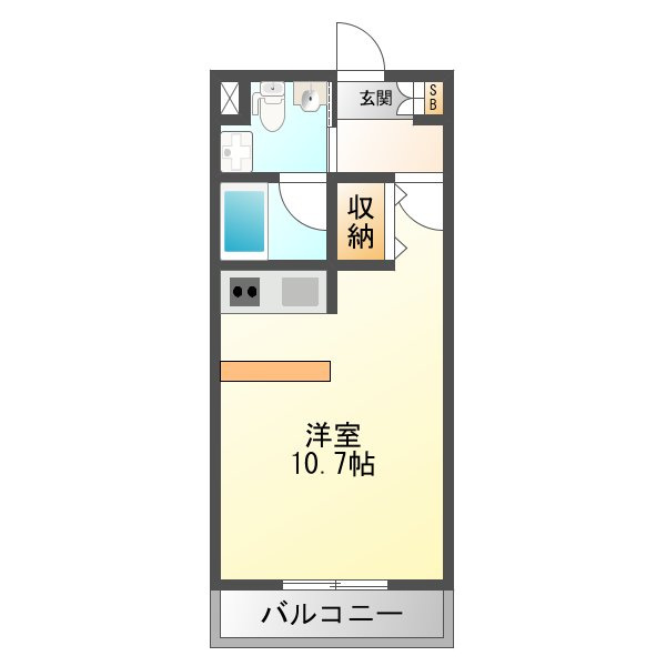 ルナコート塚本の間取り