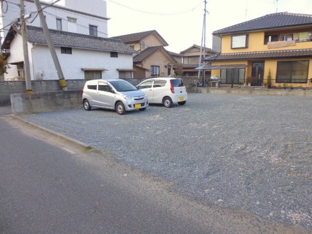倉敷市大島の駐車場の外観