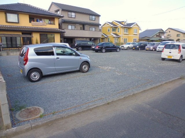 倉敷市大島の駐車場の外観