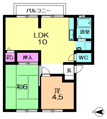 【間取り】 | プレミールＢ棟