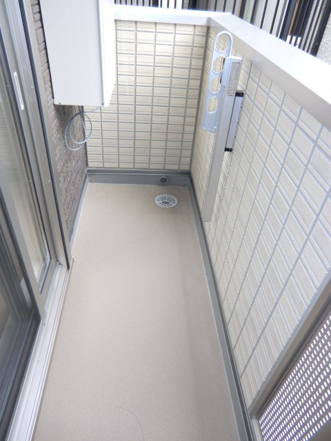 アムール姫島のバルコニー