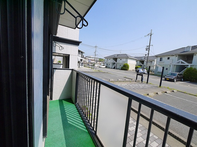 ファミール寺田Bのバルコニー