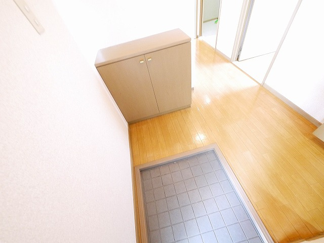 ファミール寺田Bの玄関