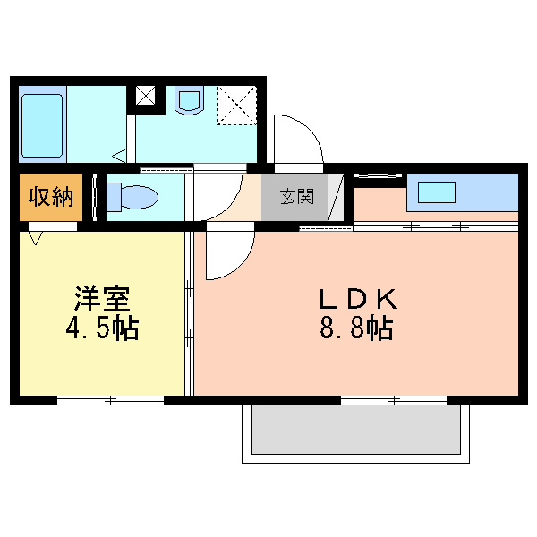 ウィットヒメサトの間取り