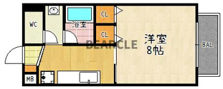【間取り】 | サープラス庄山Ⅱ