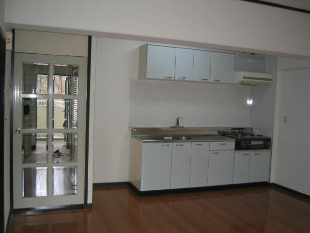 取手中央タウンF棟のキッチン