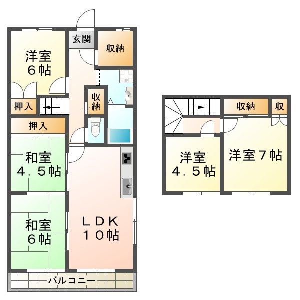 マリンハイム塩屋の間取り