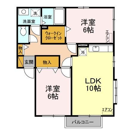 【間取り】 | フォーシーズン白羽Ａ棟