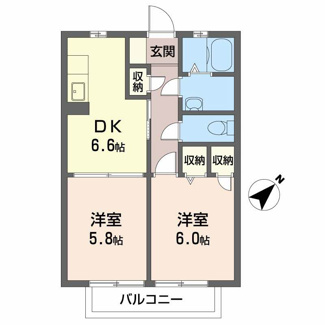 【間取り】 | プルミエ　和泉Ｃ