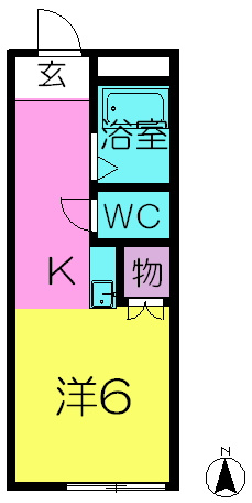 【間取り】 | 学園前ロジングハウス