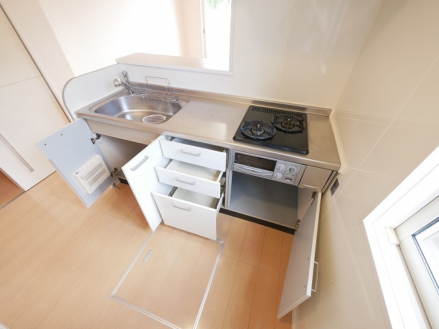 リビングタウン新大宮　Ｂ棟のキッチン|使いやすいキッチンです