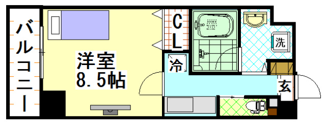 プレシオ小阪の間取り