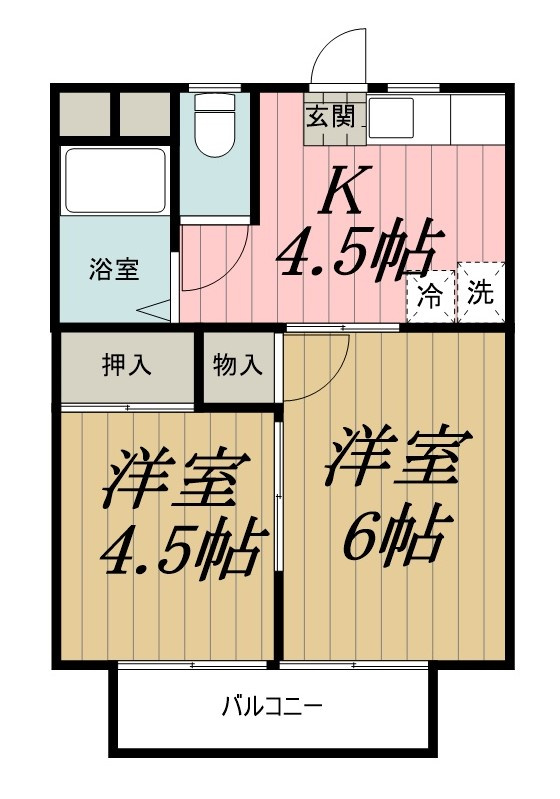 サマックス　アルテールの間取り
