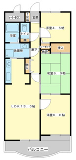 【間取り】 | グラースガーデン今宿 | 日当たり良好♪